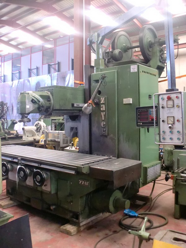 Fresadoras universales ZAYER y DEBER